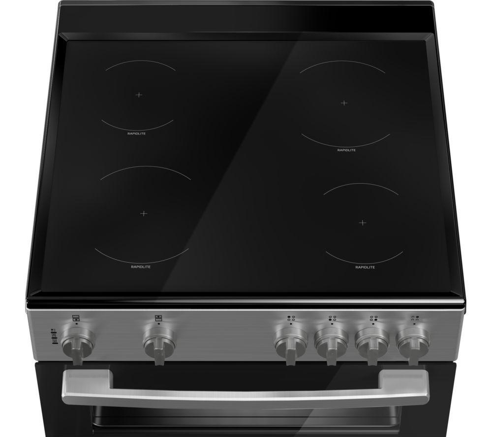 LOGIK LDOC60S25 60 cm Electric Cooker - Silver image number 5 of 6