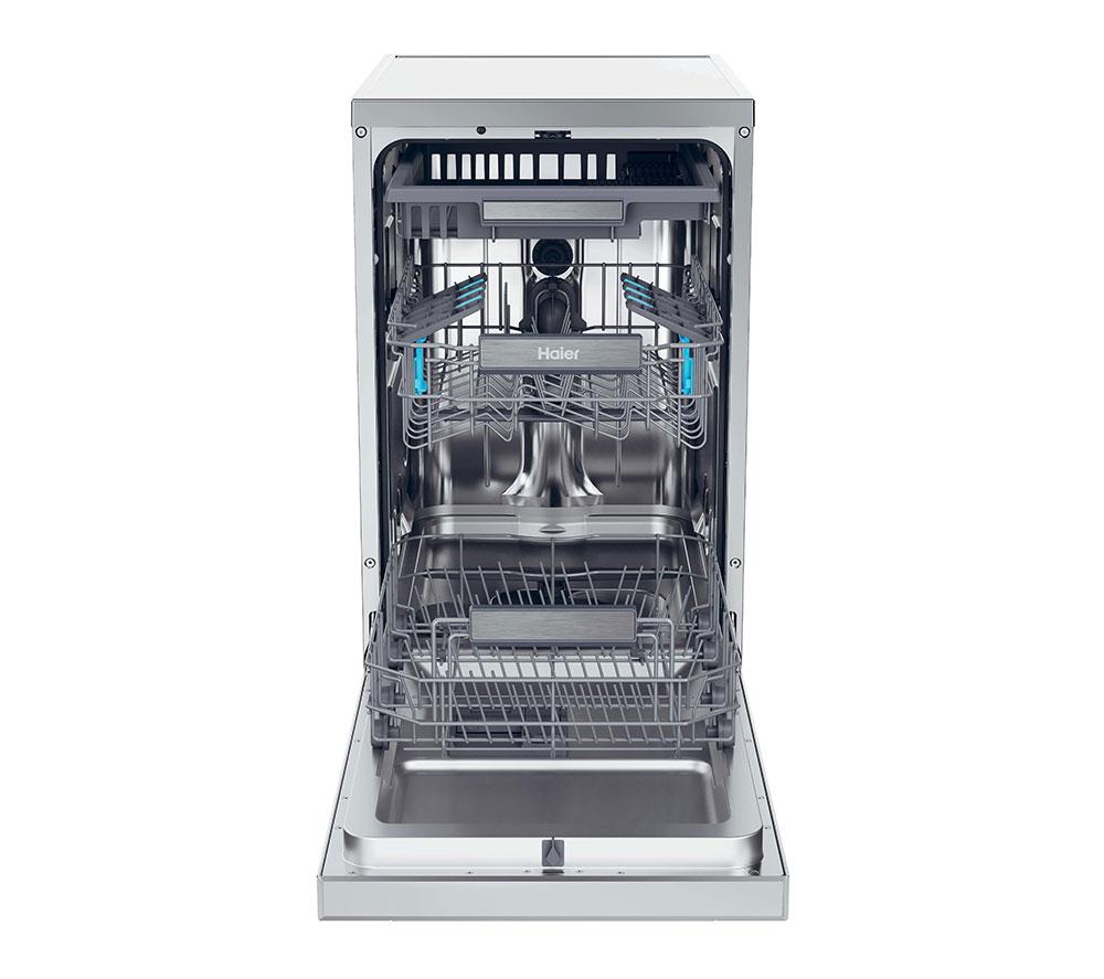 HAIER I Pro Shine XF1C3TB1FX-80 Slimline WiFi-enabled Dishwasher - Silver image number 2 of 13