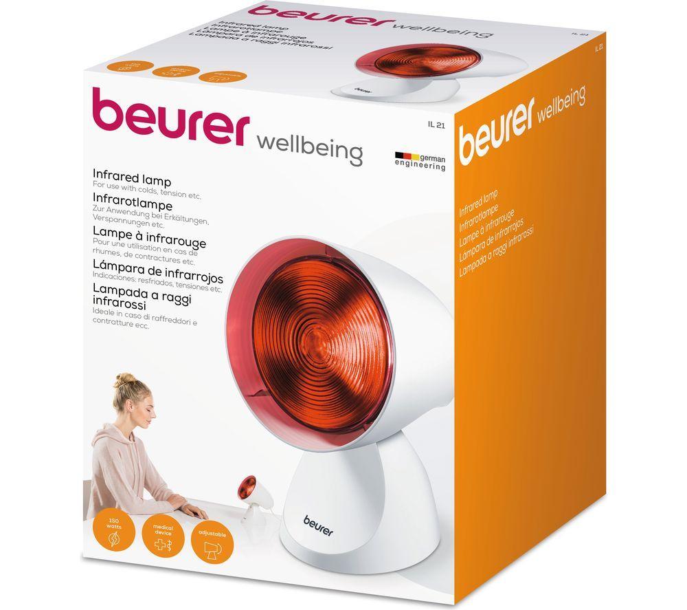 BEURER IL 21 Infrared Lamp - White image number 2 of 2