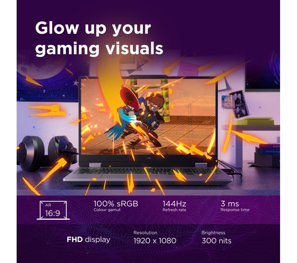 LENOVO LOQ 15" Gaming Laptop - Intel&reg; Core&trade; i7, RTX 5070, 1 TB SSD image number 13 of 18