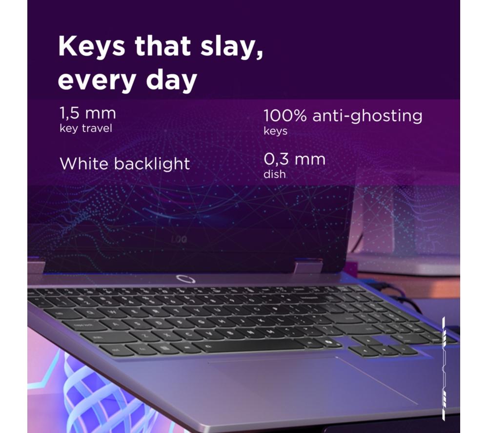 LENOVO LOQ 15" Gaming Laptop - Intel&reg; Core&trade; i7, RTX 5070, 1 TB SSD image number 14 of 18