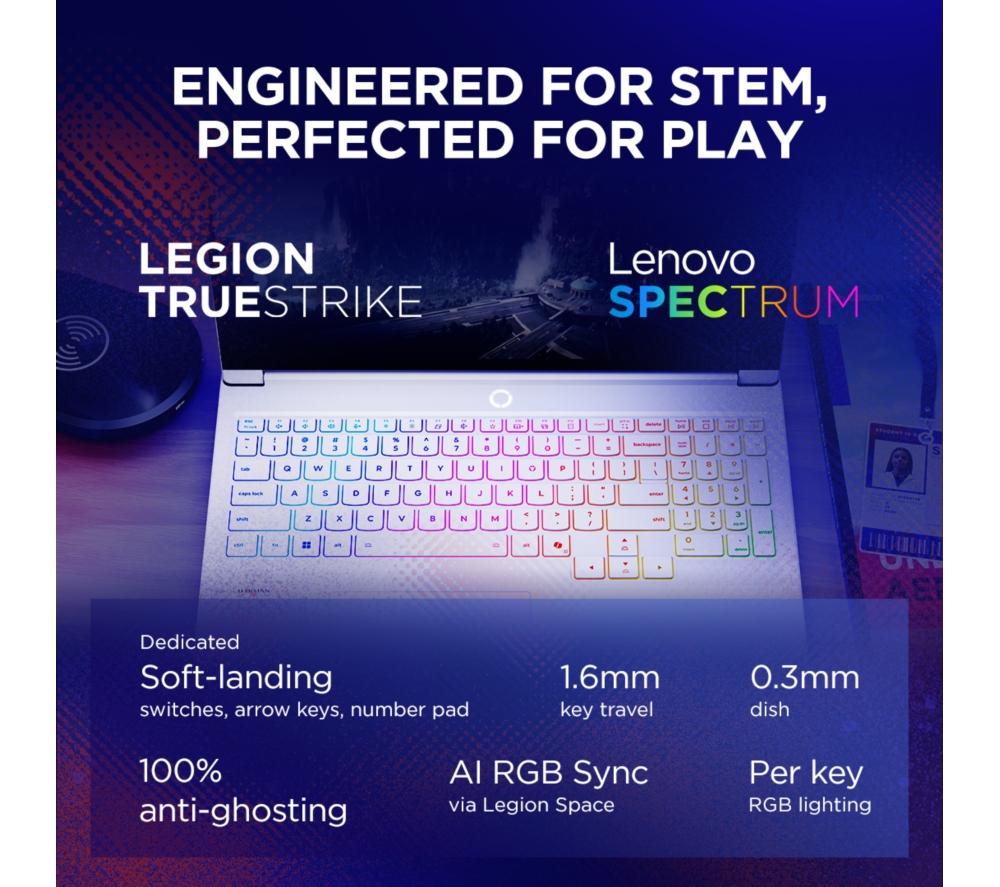 LENOVO Legion 7 16" Gaming Laptop - Intel&reg; Core&trade; Ultra 7, RTX 5060, 1 TB SSD image number 9 of 16
