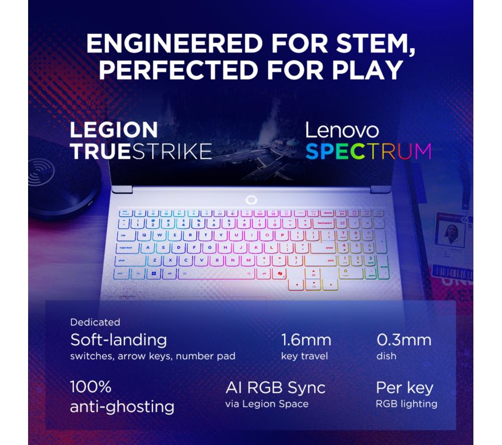 LENOVO Legion 7 16" Gaming Laptop - Intel&reg; Core&trade; Ultra 9, RTX 5060, 2 TB SSD image number 11 of 16