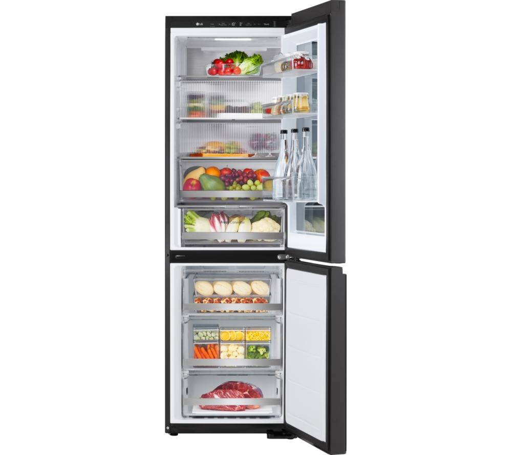 LG InstaView GBG5160CEV Smart 60/40 Fridge Freezer - Essence Black Steel image number 9 of 16