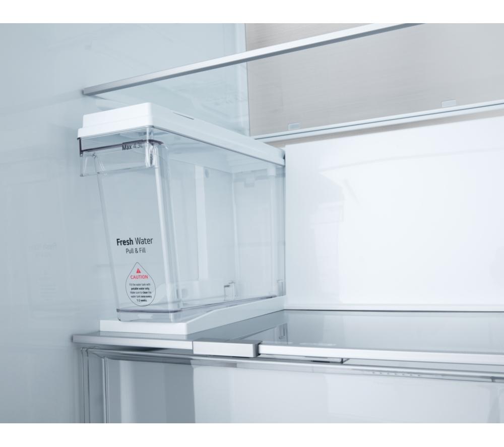 LG NatureFRESH GSLE91EVAB Smart Fridge Freezer - Essence Black Steel image number 13 of 16