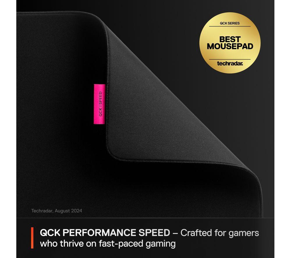 STEELSERIES QcK Performance Speed Gaming Mouse Mat - Black, XL image number 4 of 5