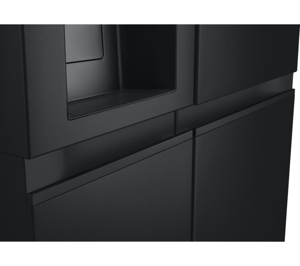 LG ELCTRNC NatureFRESH GSLE81EPBD Smart Fridge Freezer - Matte Black image number 10 of 15