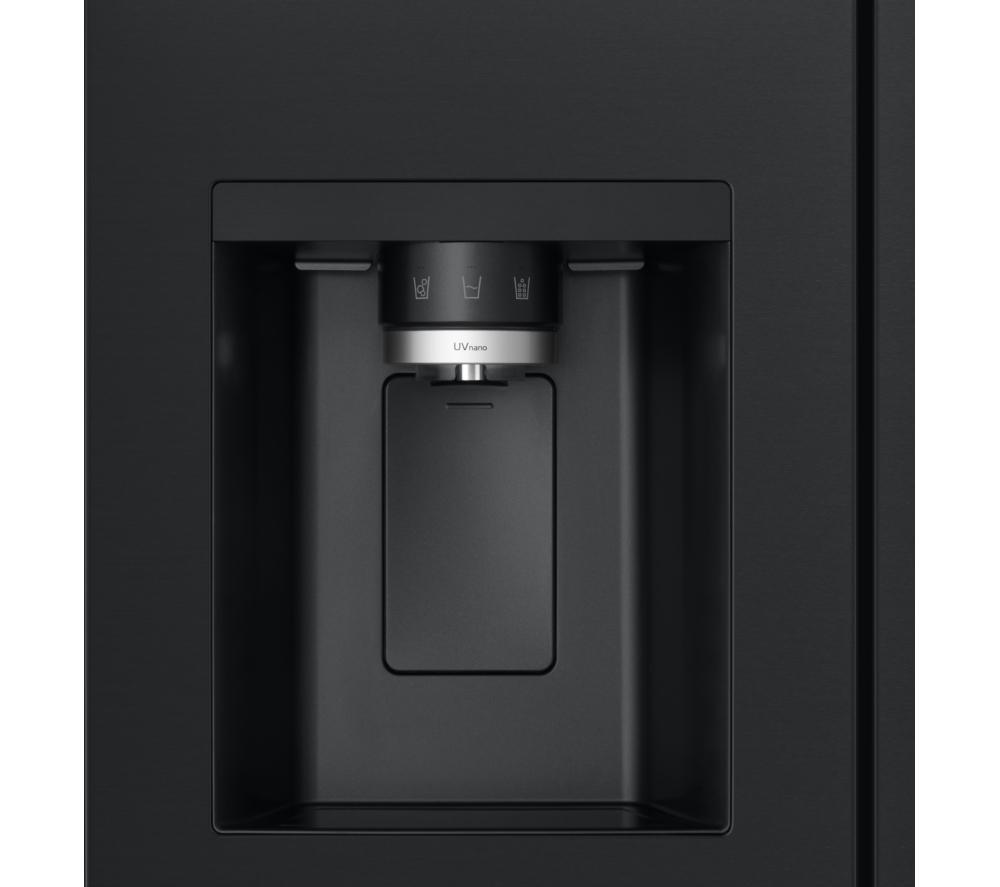 LG ELCTRNC NatureFRESH GSLE81EPBD Smart Fridge Freezer - Matte Black image number 11 of 15