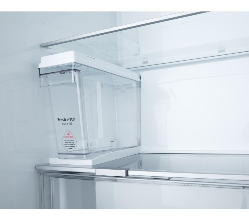 LG ELCTRNC NatureFRESH GSLE81EPBD Smart Fridge Freezer - Matte Black image number 13 of 15