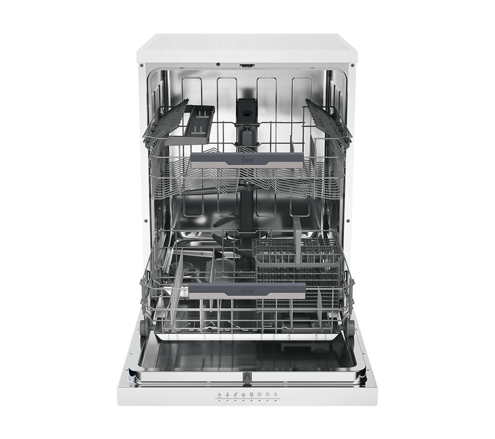 HOOVER H-Dish 500 HF 4B7F0W-80 Full-size WiFi-enabled Dishwasher - White image number 4 of 14