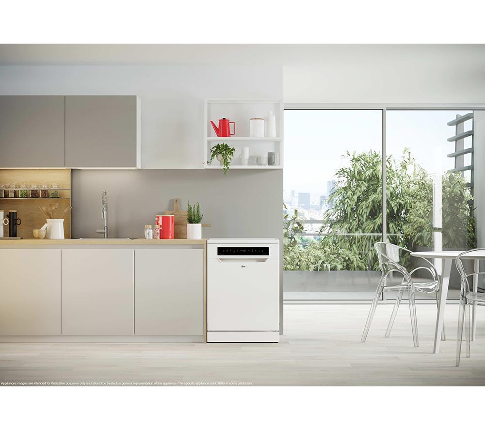 HOOVER H-Dish 500 HF 4B7F0W-80 Full-size WiFi-enabled Dishwasher - White image number 14 of 14