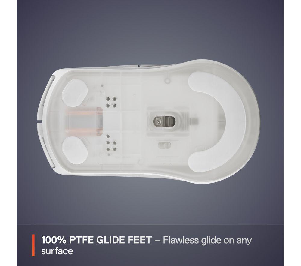 STEELSERIES Rival 3 Gen 2 Wireless Optical Gaming Mouse - White image number 4 of 7