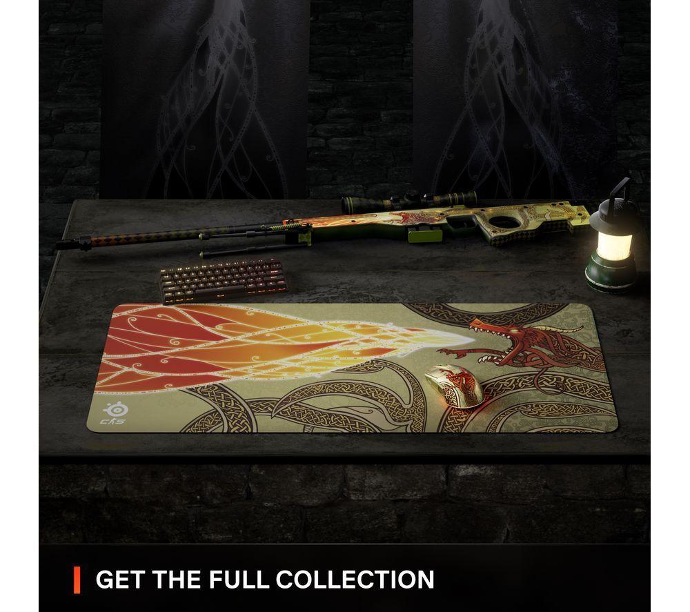 STEELSERIES QcK Gaming Mouse Mat - CS2 Dragon Lore Edition, XXL image number 2 of 5