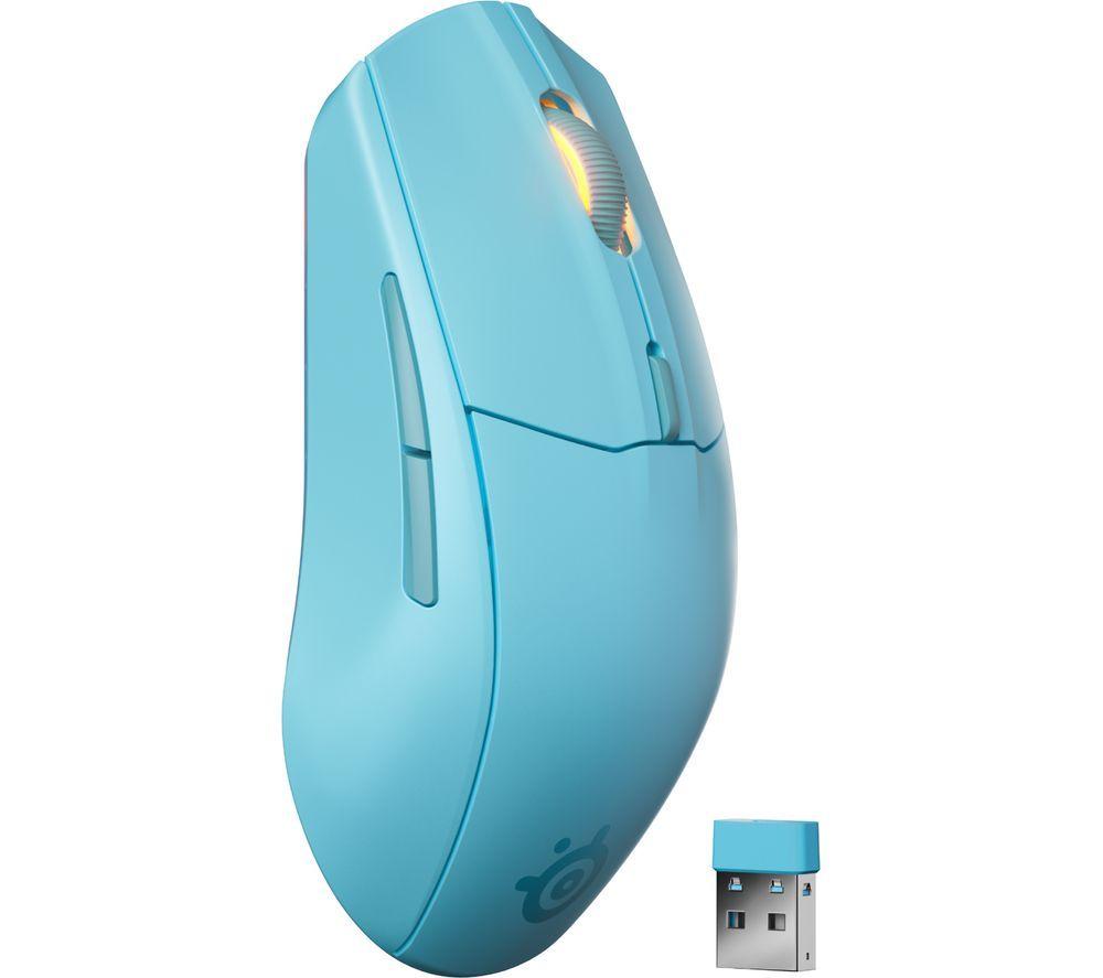 STEELSERIES Rival 3 Gen 2 Wireless Optical Gaming Mouse - Aqua image number 2 of 7