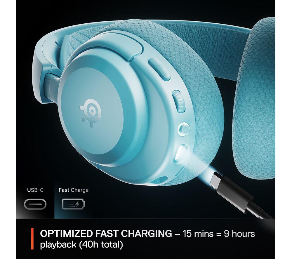 STEELSERIES Arctis Nova 3X Wireless Gaming Headset - Aqua image number 5 of 10