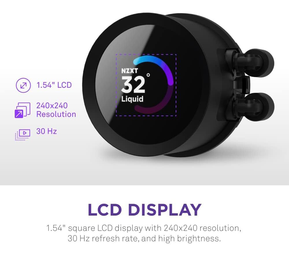 NZXT Kraken 280 280 mm Liquid CPU Cooler - Black image number 6 of 8