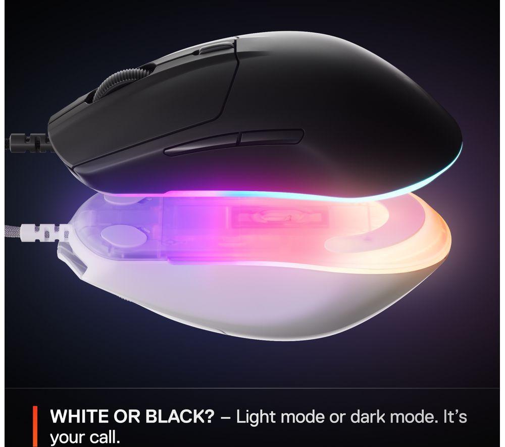 STEELSERIES Rival 3 Gen 2 RGB Optical Gaming Mouse - Black image number 8 of 8