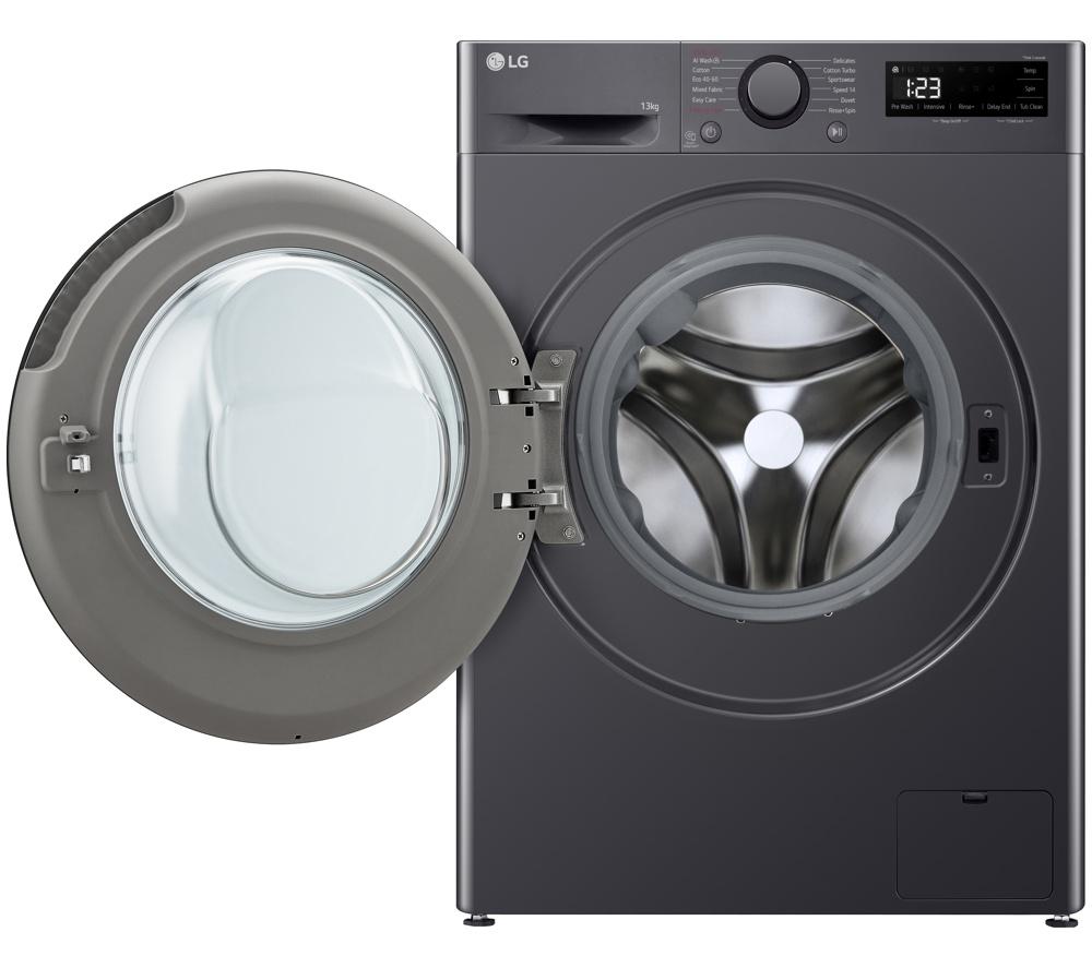 LG Series 4 AI Direct Drive F4Y513GBLN1 13 kg 1400 Spin Washing Machine - Slate Grey image number 11 of 43