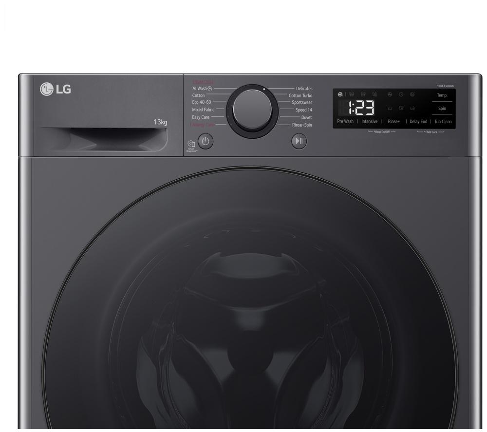 LG Series 4 AI Direct Drive F4Y513GBLN1 13 kg 1400 Spin Washing Machine - Slate Grey image number 12 of 43
