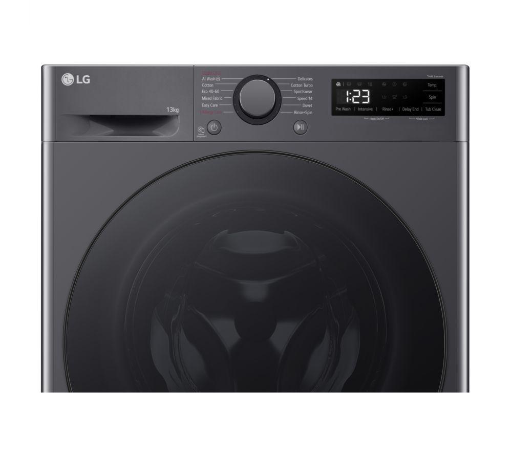 LG Series 4 AI Direct Drive F4Y513GBLN1 13 kg 1400 Spin Washing Machine - Slate Grey image number 19 of 43