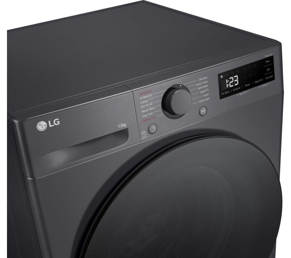 LG Series 4 AI Direct Drive F4Y513GBLN1 13 kg 1400 Spin Washing Machine - Slate Grey image number 25 of 43