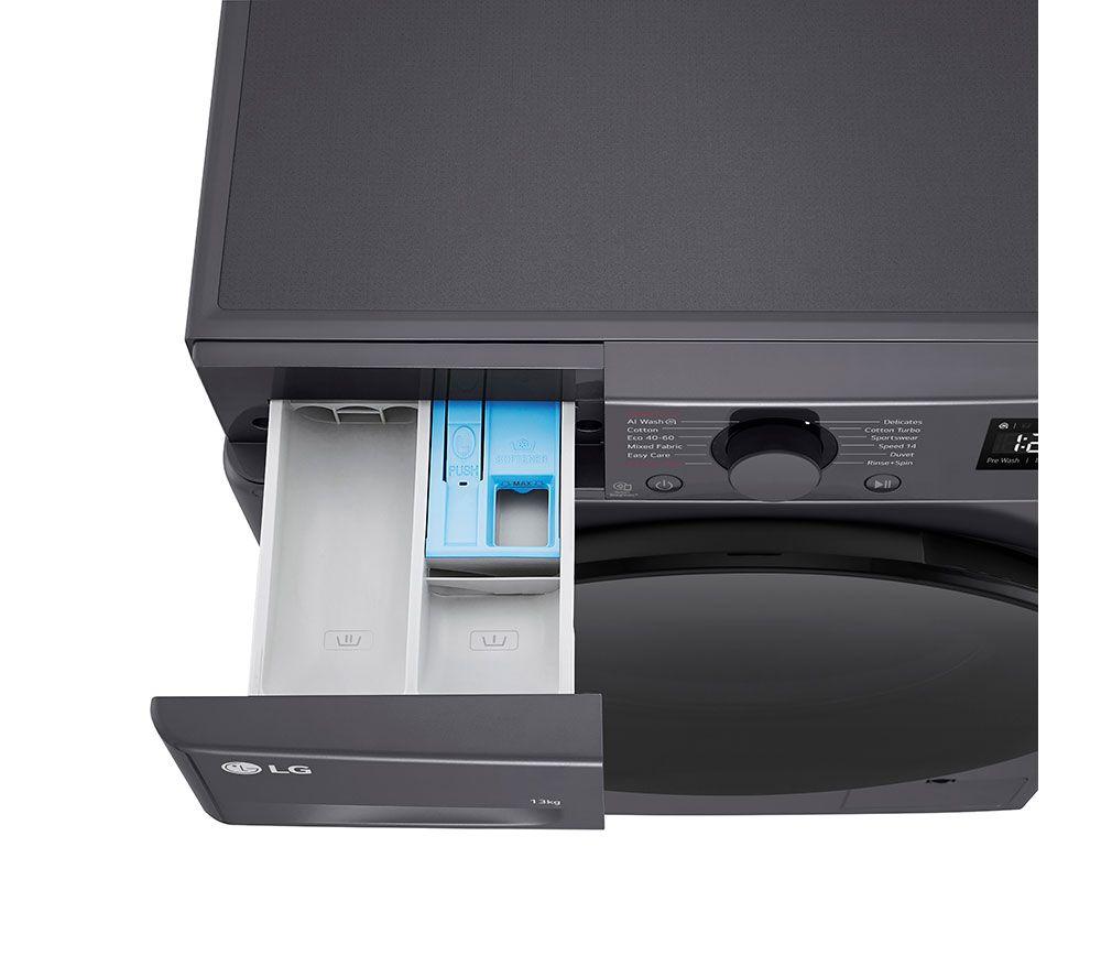 LG Series 4 AI Direct Drive F4Y513GBLN1 13 kg 1400 Spin Washing Machine - Slate Grey image number 39 of 43
