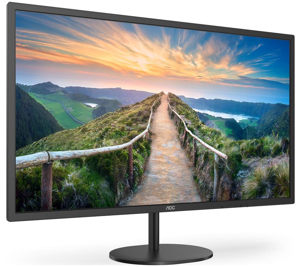 AOC Q32V4 Quad HD 32" IPS LCD Monitor - Black image number 3 of 9