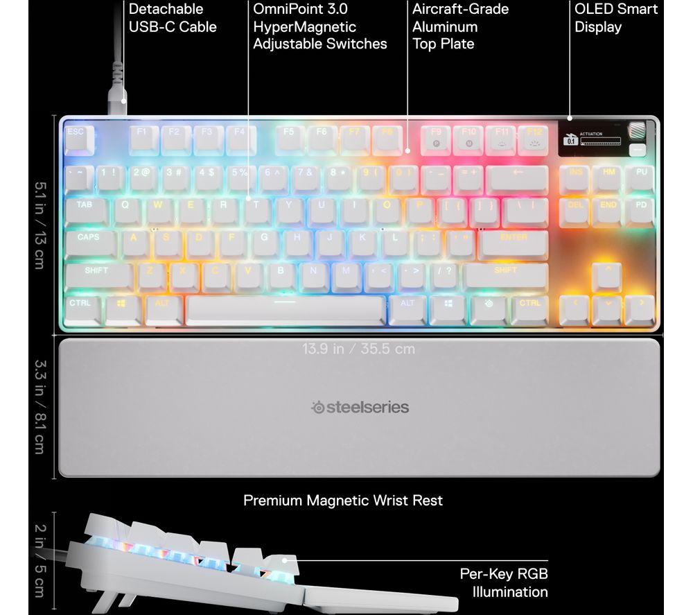 Buy STEELSERIES Apex Pro TKL Gen 3 Mechanical Gaming Keyboard