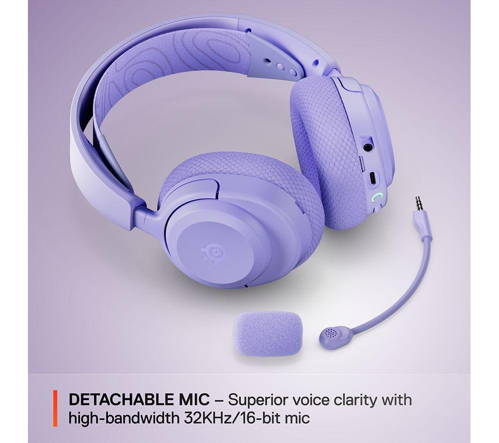 STEELSERIES Arctis Nova 3X Wireless Gaming Headset - Lavender image number 5 of 10