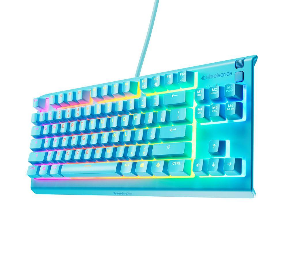 STEELSERIES Apex 3 TKL Gaming Keyboard - Aqua
