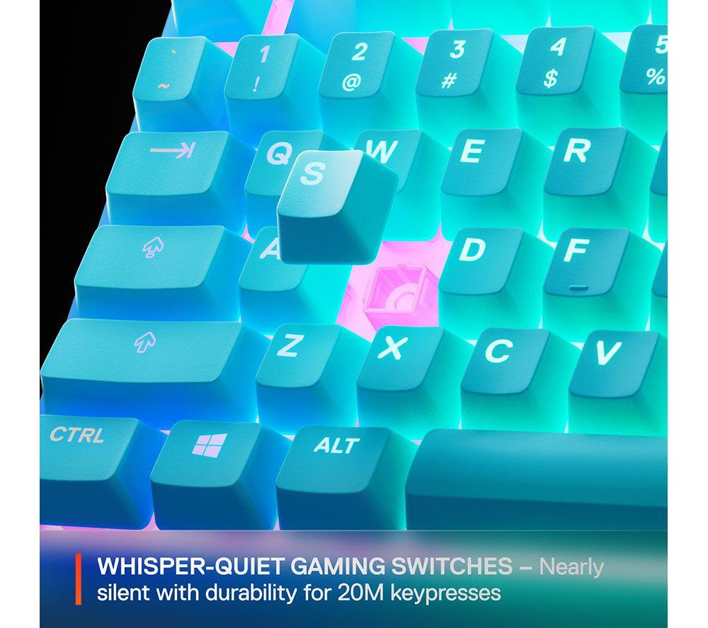 STEELSERIES Apex 3 TKL Gaming Keyboard - Aqua image number 5 of 6