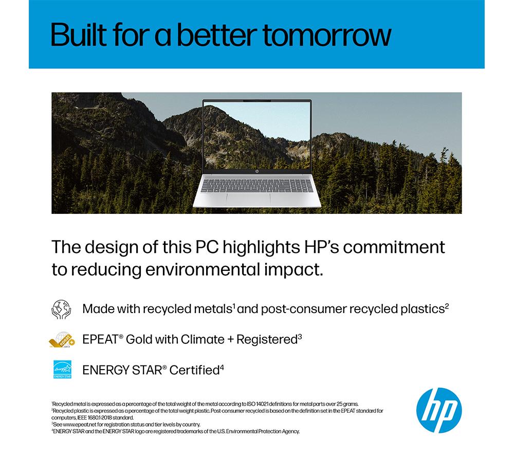 HP OmniBook 5 16" Laptop - Intel&reg; Core&trade; i3, 512 GB SSD, Silver image number 12 of 23