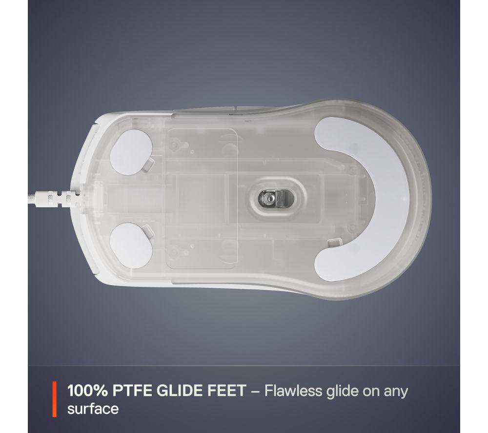 STEELSERIES Rival 3 Gen 2 RGB Optical Gaming Mouse - White image number 3 of 9