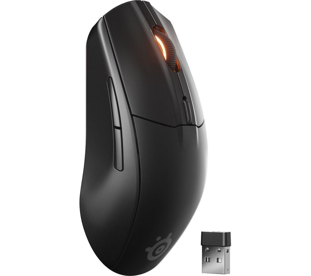 STEELSERIES Rival 3 Gen 2 Wireless Optical Gaming Mouse - Black image number 2 of 8