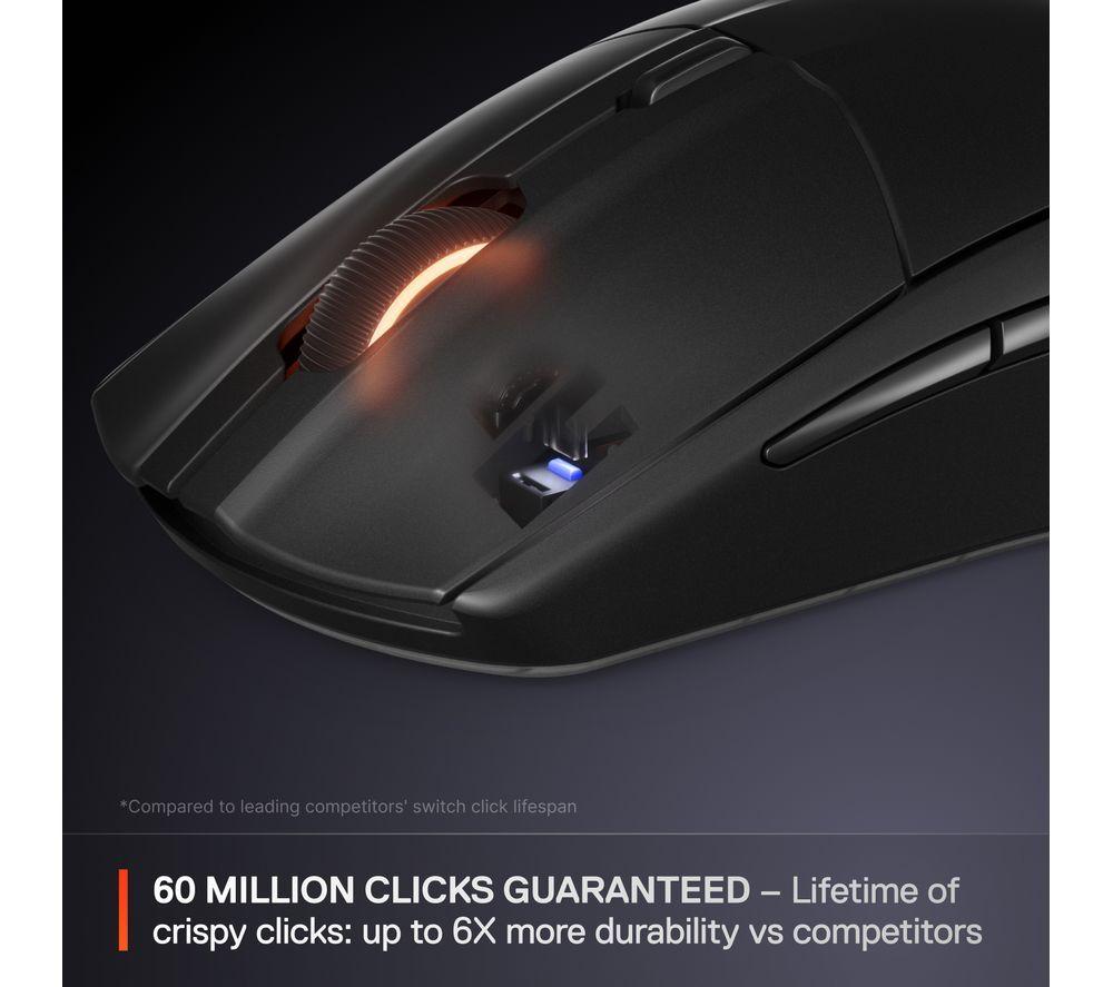 STEELSERIES Rival 3 Gen 2 Wireless Optical Gaming Mouse - Black image number 7 of 8
