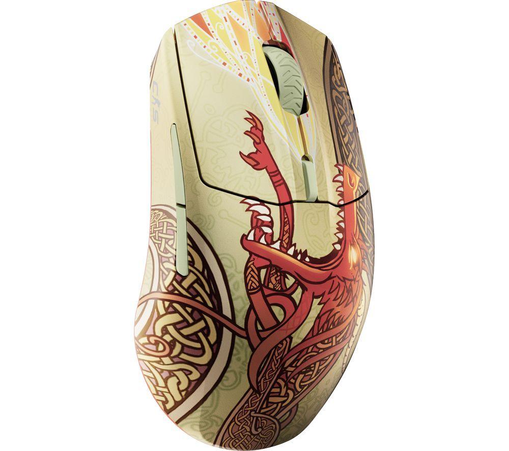 STEELSERIES CS2 Dragon Lore Edition Wireless Optical Gaming Mouse - Gold & Red