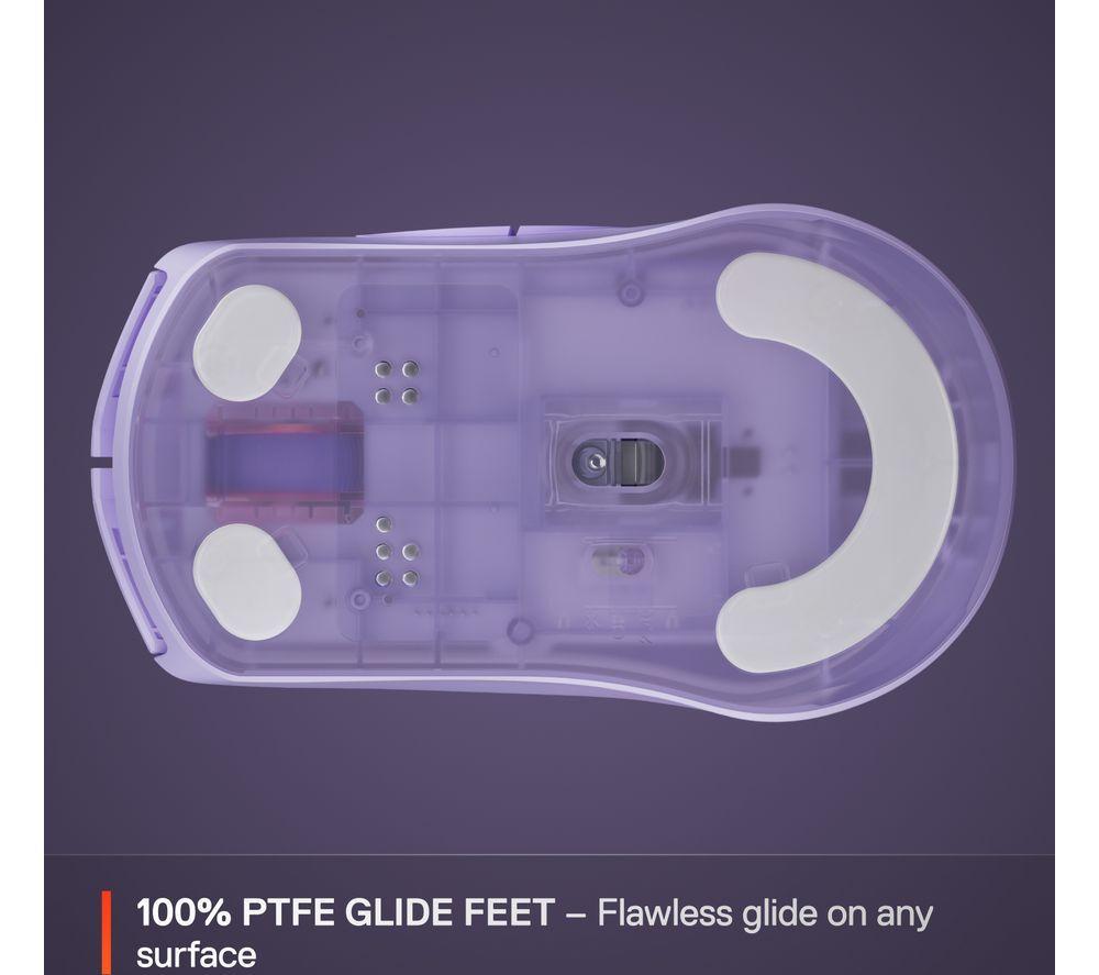 STEELSERIES Rival 3 Gen 2 Wireless Optical Gaming Mouse - Lavender image number 6 of 8