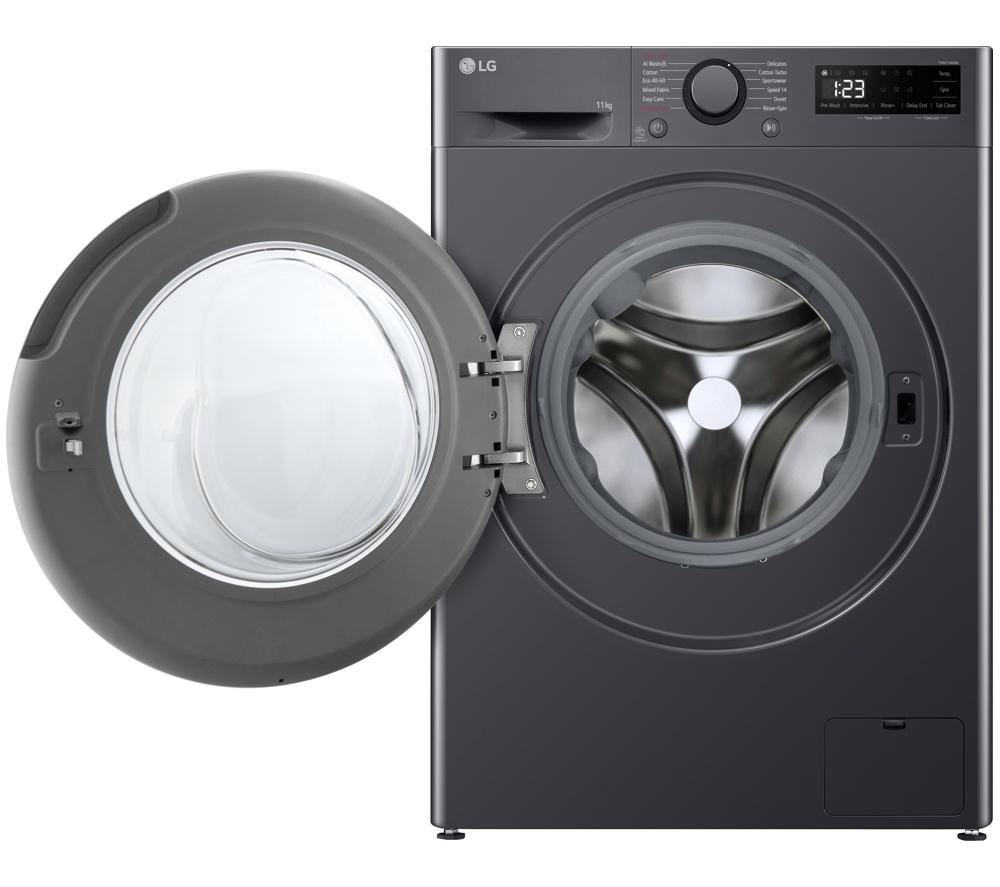 LG Series 4 AI Direct Drive F4Y511GBLN1 11 kg 1400 Spin Washing Machine - Slate Grey image number 11 of 17
