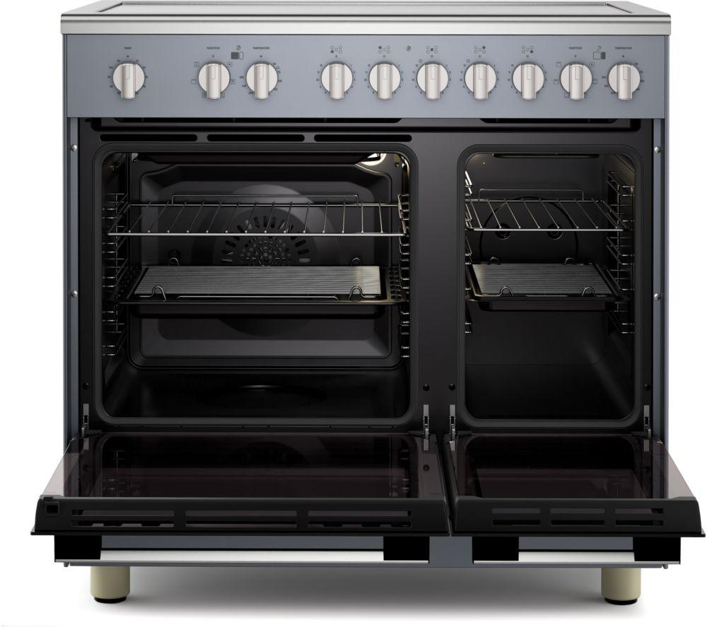 KENWOOD CK602C-SL 90 cm Electric Ceramic Range Cooker - Slate Grey & Chrome image number 11 of 14