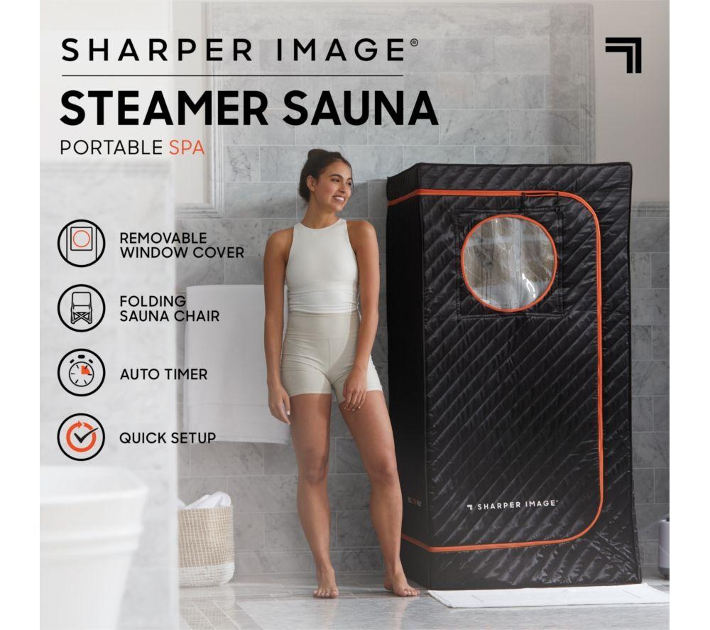 SHARPER IMAGE Portable Steam Sauna - Black image number 7 of 7