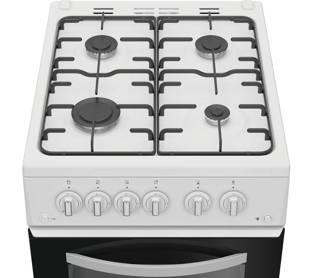 INDESIT ITG5GMW 50 cm Gas Cooker - White image number 2 of 5