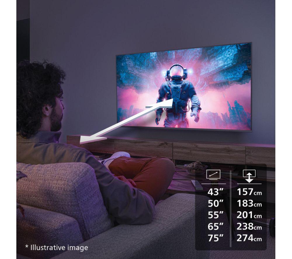 PHILIPS 55PUS7800/05 55" Smart 4K Ultra HD HDR QLED TV image number 9 of 12