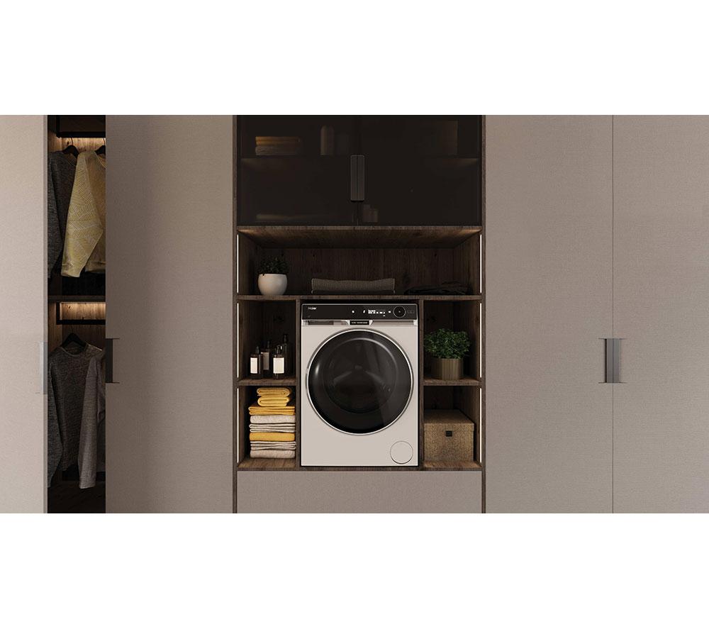 HAIER X Series 11 HWD120BD16397EUK WiFi-enabled Heat Pump 12 kg Washer Dryer - White image number 3 of 15