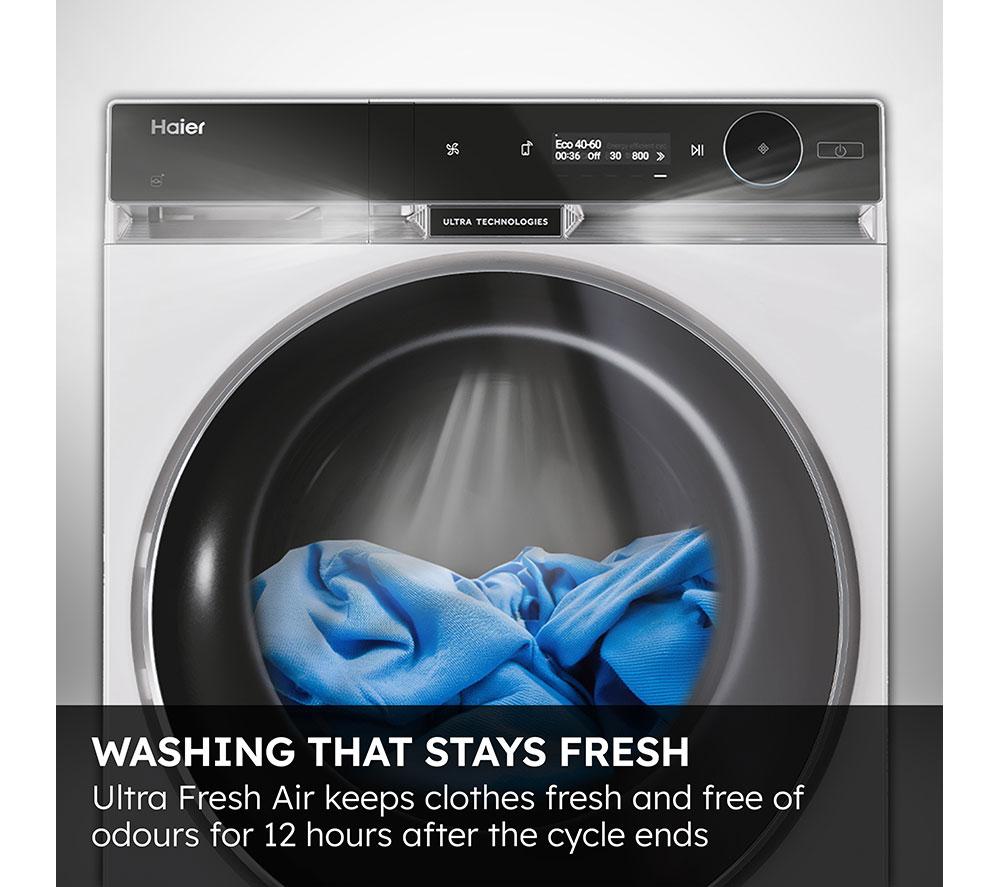 HAIER X Series 11 HWD120BD16397EUK WiFi-enabled Heat Pump 12 kg Washer Dryer - White image number 11 of 15