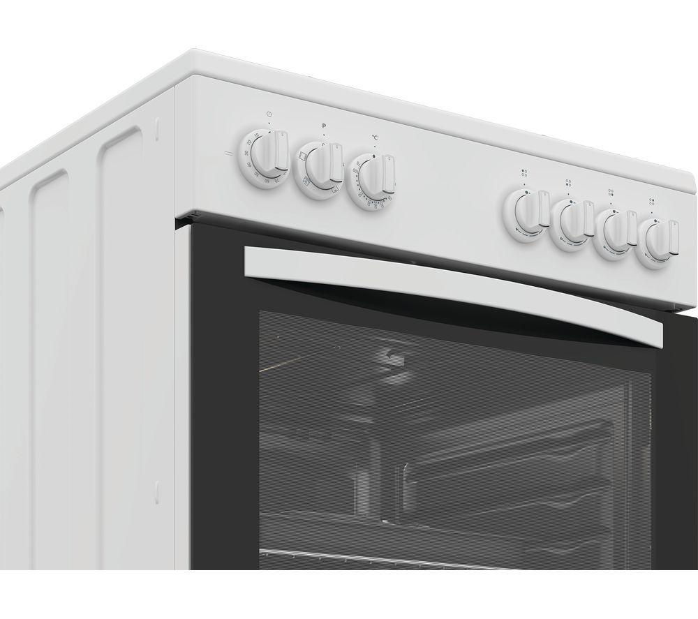 INDESIT I6G3PMW/UK 60 cm Dual Fuel Cooker - White image number 3 of 6