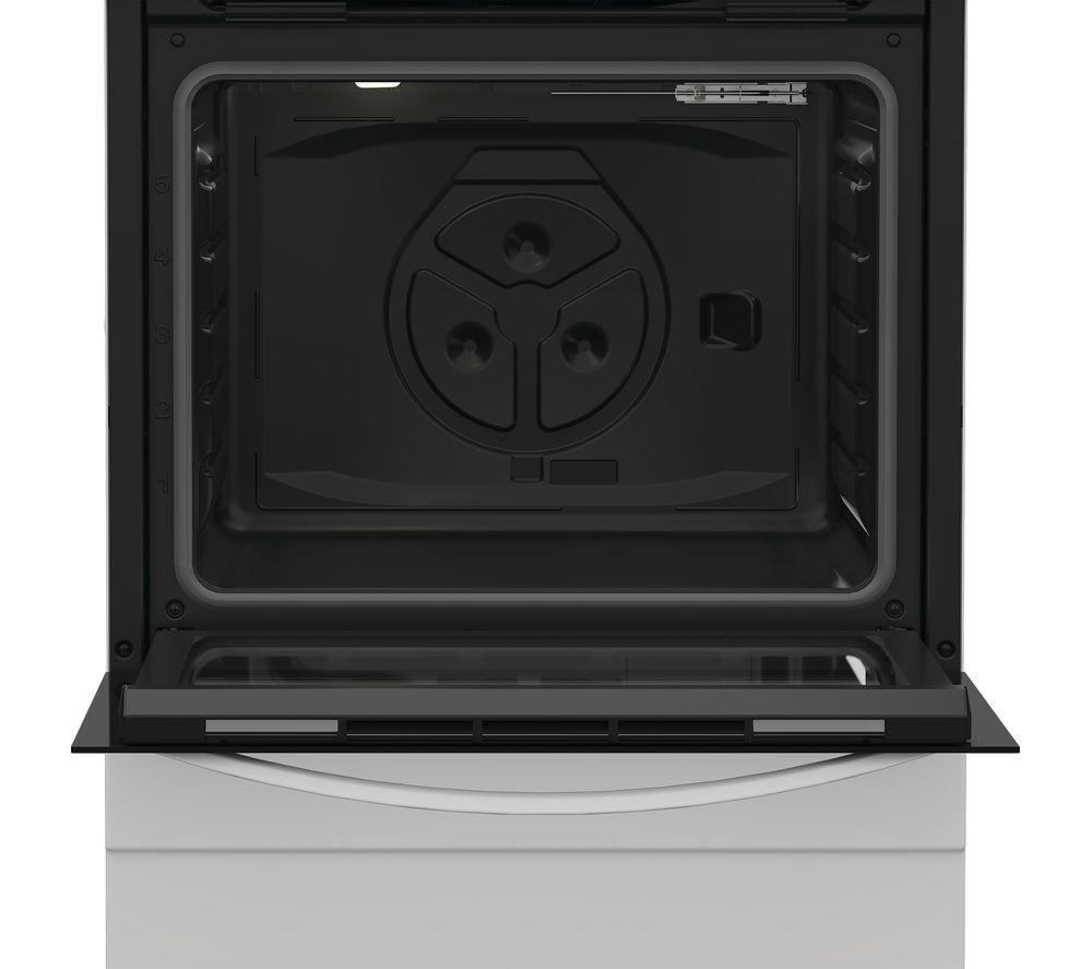 INDESIT I6G3PMW/UK 60 cm Dual Fuel Cooker - White image number 4 of 6