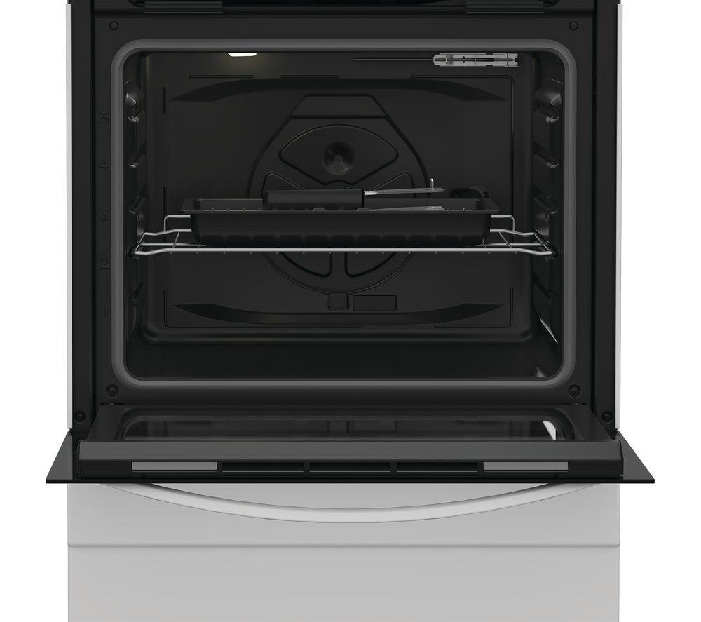 INDESIT I6G3PMW/UK 60 cm Dual Fuel Cooker - White image number 5 of 6