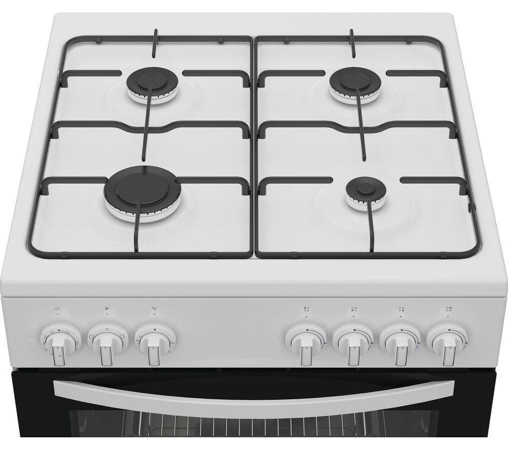 INDESIT I6G3PMW/UK 60 cm Dual Fuel Cooker - White image number 6 of 6