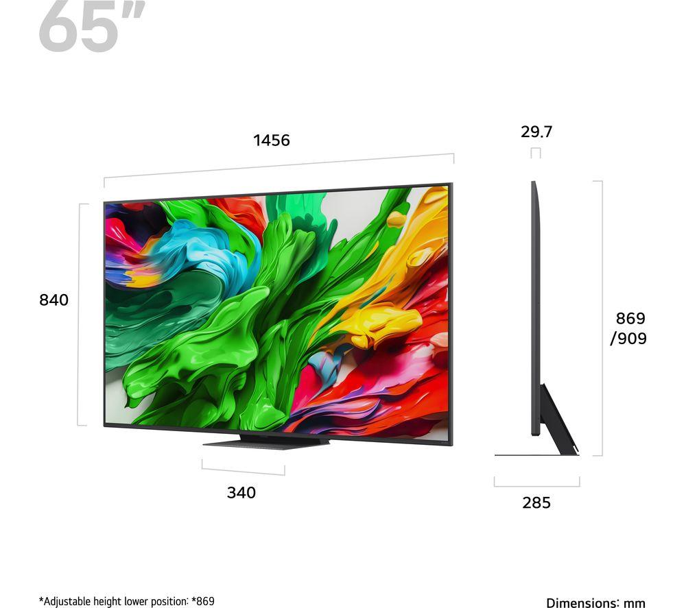 LG QNED87 65" QNED evo AI 4K HDR Smart TV 2025 - 65QNED87A6 image number 2 of 10