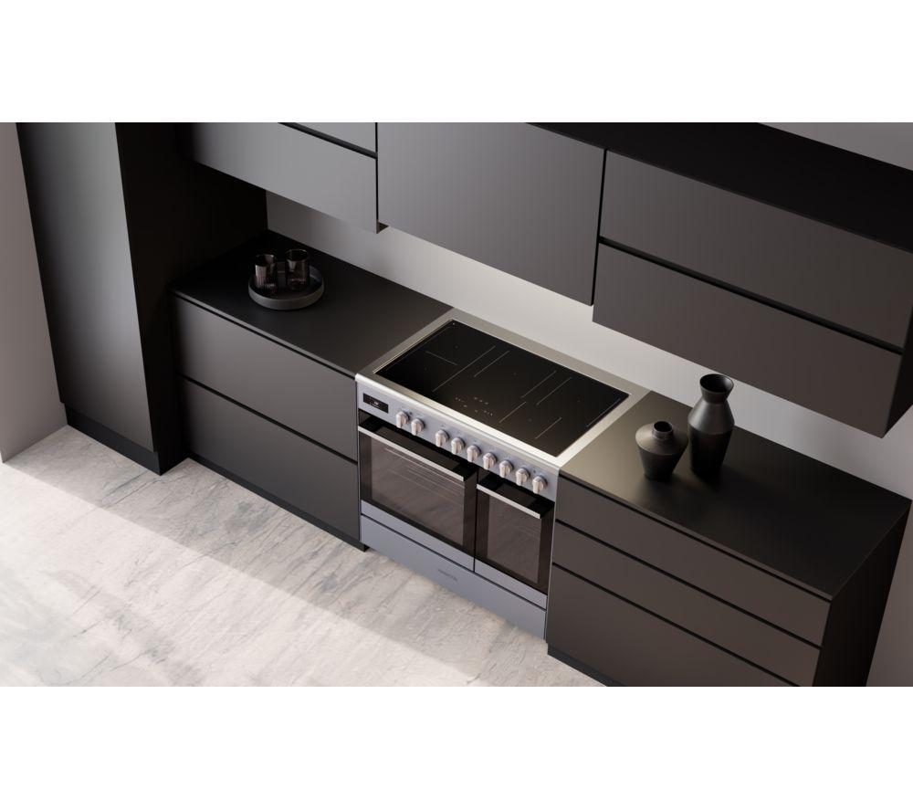 KENWOOD CK603IND-SL 90 cm Electric Induction Range Cooker - Slate Grey & Chrome image number 14 of 14